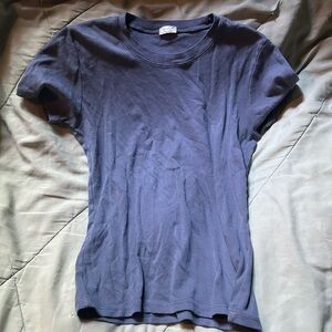 Brandy Melville Dark Blue Short Sleeve Tee
